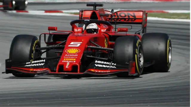 Ferrari's Sebastian Vettel