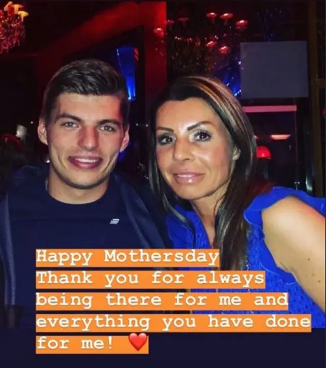 Max Verstappen on instagram