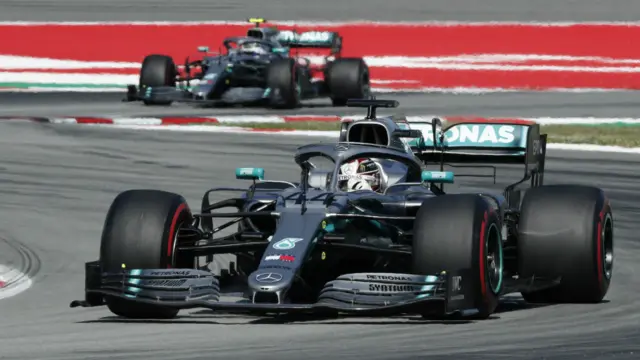 Mercedes' Lewis Hamilton