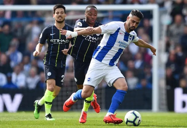 Beram Kayal and Raheem Sterling