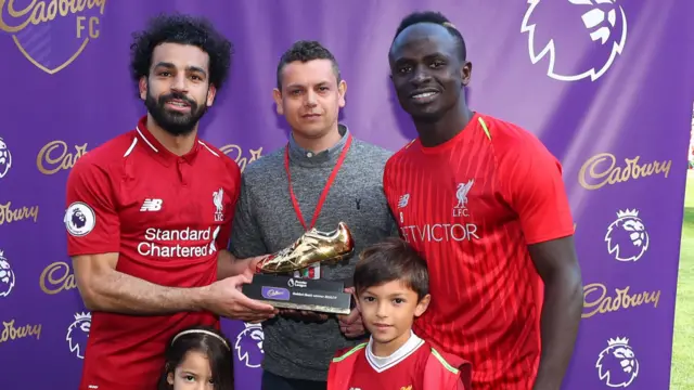 Mo Salah and Sadio Mane