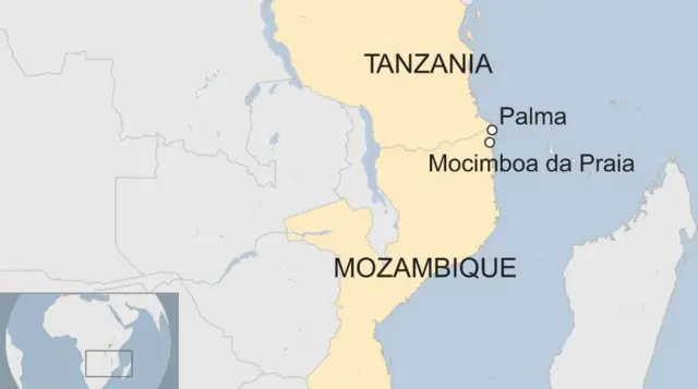 Map of Mozambique