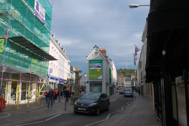 Traffic in St Helier