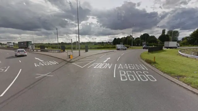 A46 near Farndon