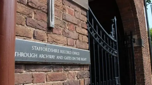 Staffordshire Record Office entrance