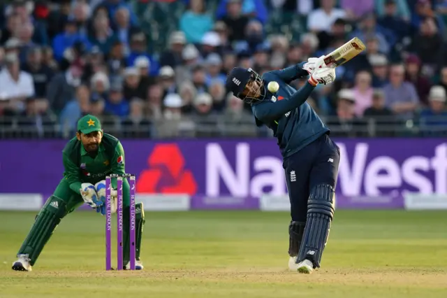 Joe Root of England bats during the 3rd Royal London One Day International between England and Pakistan