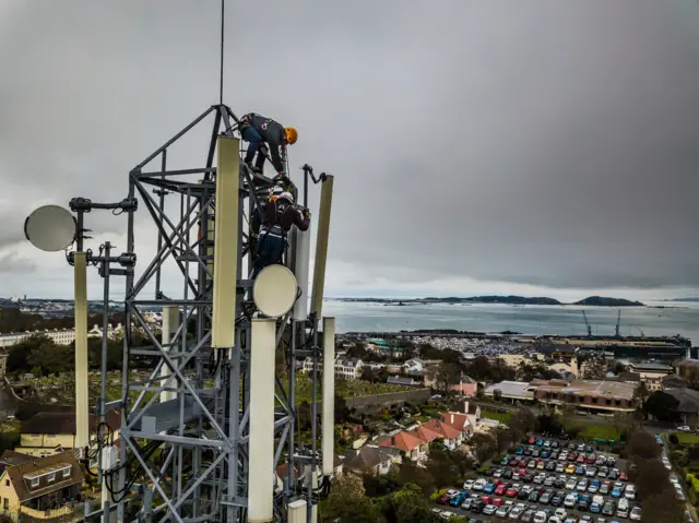 Engineers working on site