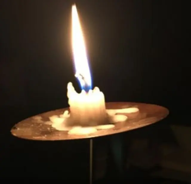 A candle in Zimbabwe