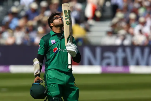 Imam-ul-Haq celebrates his century