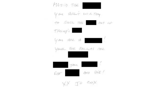 The edited letter