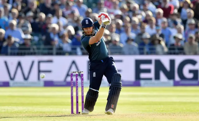 Jonny Bairstow of England bats during the 3rd Royal London One Day International between England and Pakistan