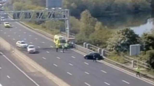 A crash on the M1