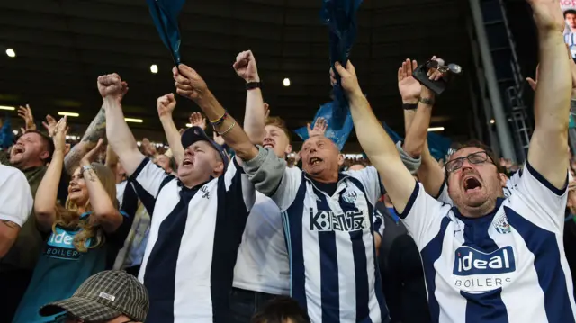 West Brom fans