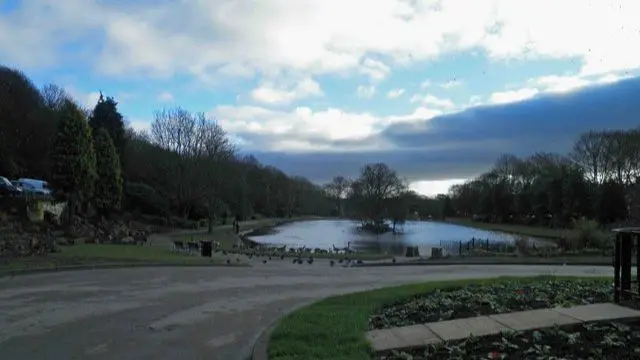 The lake in Wilton Park