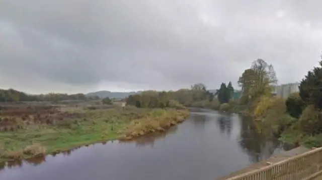 River Wye in Rotherwas