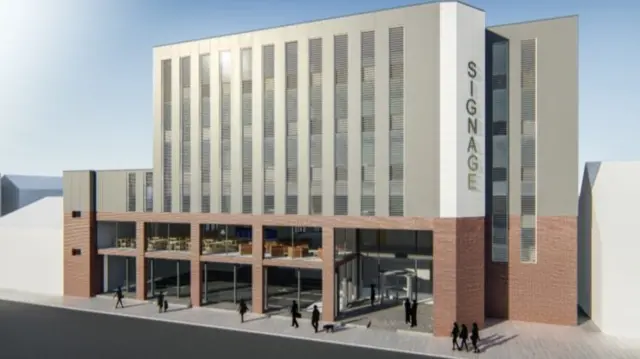 Artist's impression of the hotel