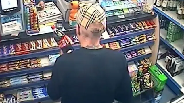 CCTV of wanted man