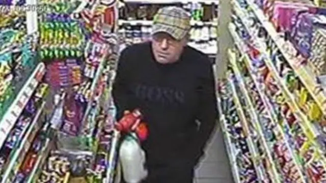 CCTV of wanted man