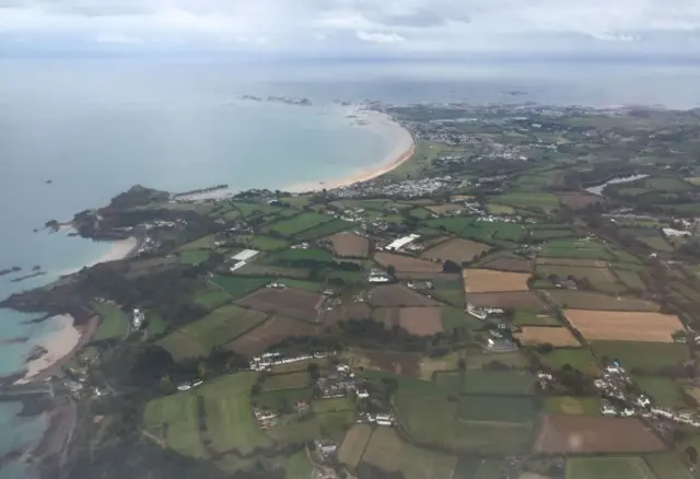 Jersey aerial view