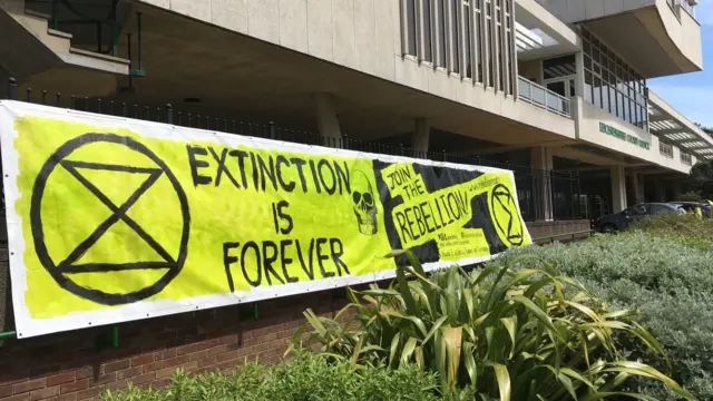 Extinction Rebellion banner