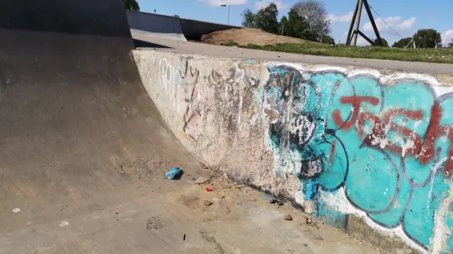 The skate park in Hull