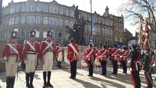 Unveiling of the Duke of Wellington memorial