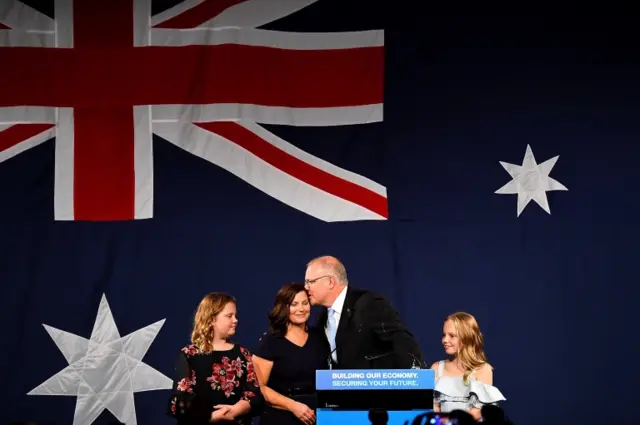 Scott Morrison and his family