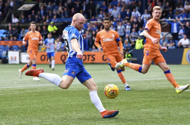 Chris Burke fires Kilmarnock into the lead