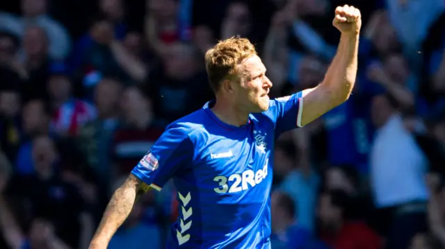 Rangers midfielder Scott Arfield has scored five goals in the last six outings