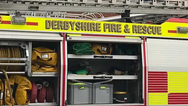 Derbyshire fire engine