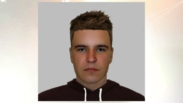 E-fit of a suspect police want to speak to