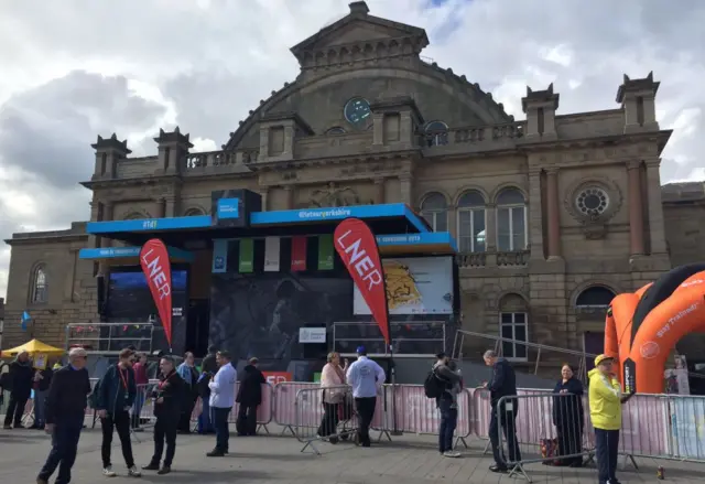 START LINE FOR TOUR DE YORKSHIRE