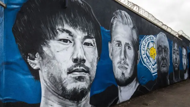 Leicester City mural on Kate Street