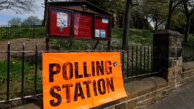 A polling station