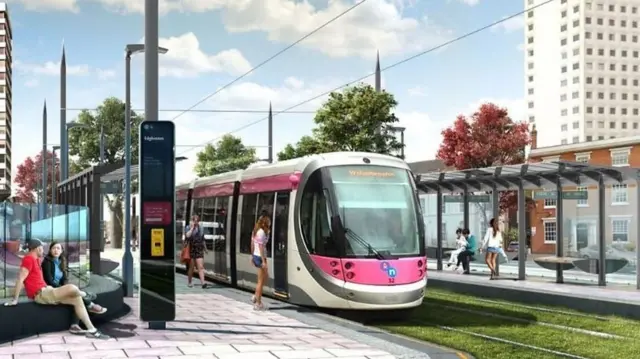 Future tram site