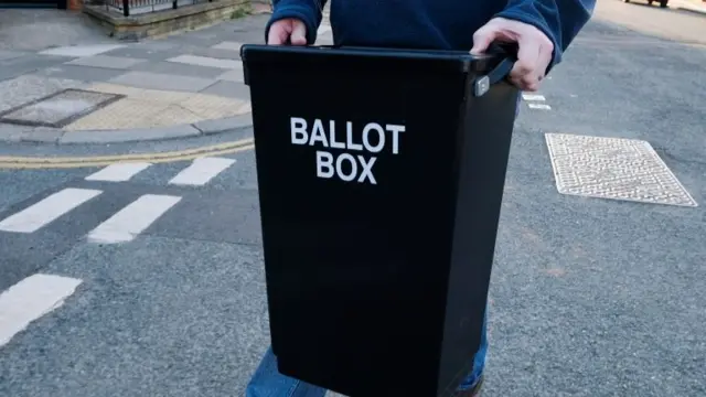 A ballot box