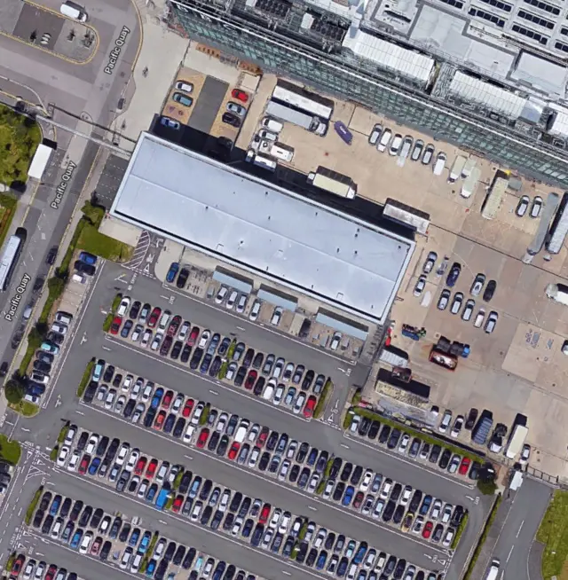 Parking at BBC Scotland in Glasgow