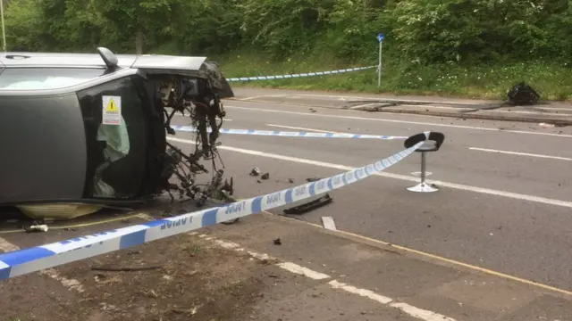 Crash on Saffron Lane in Leicester