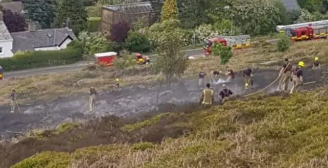 Ilkley Moor fire