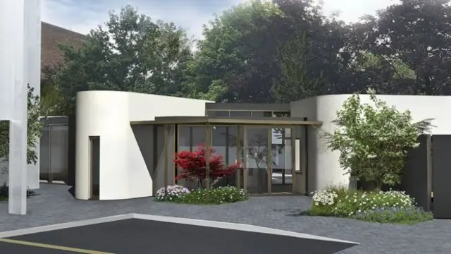 Artist's impression of how Woodland House might look