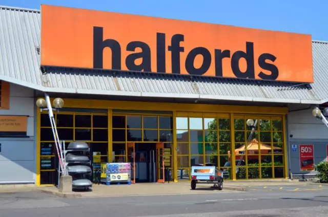 Halfords store