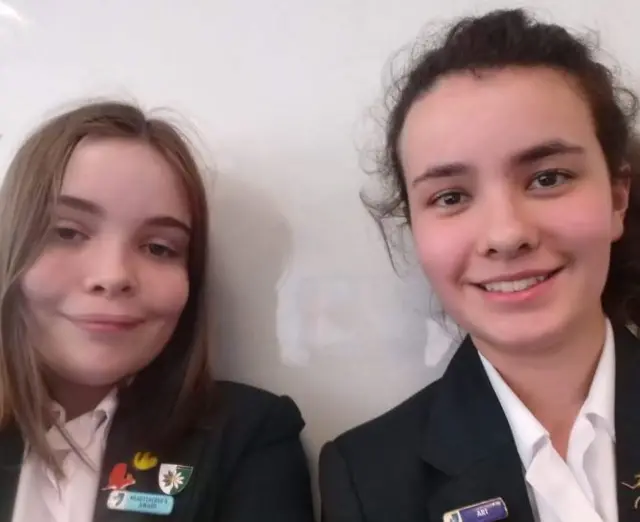 Jessica Nunn-Wright and Evie Sanger-Davies