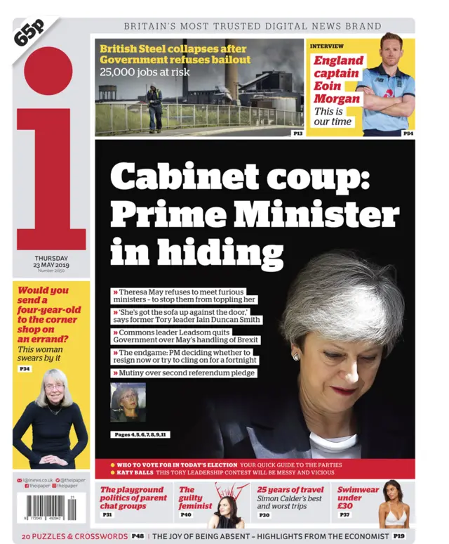 I front page - 23/05/19