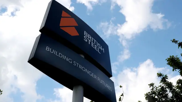 Sign for British Steel