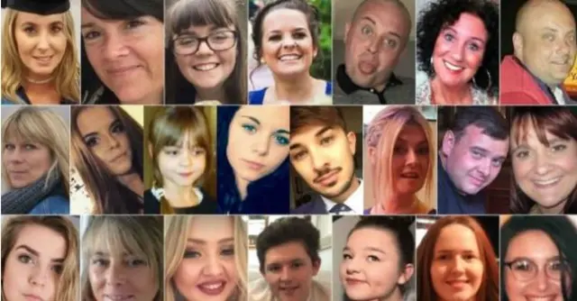 Arena terror victims