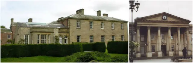 Saltmarshe Hall/Huddersfield railway station