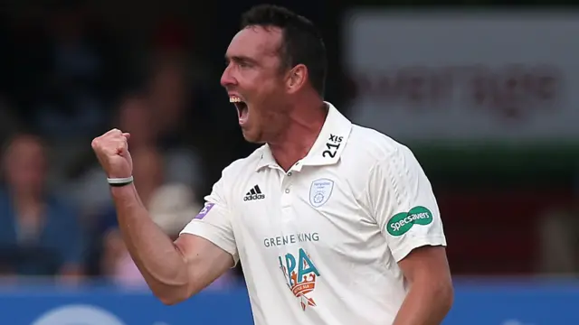 Hampshire's Kyle Abbott