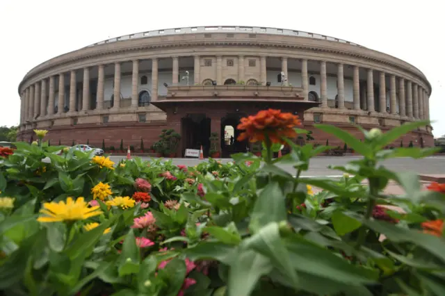 A view of Parliament House.