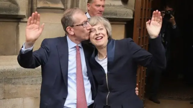 Theresa May and husband