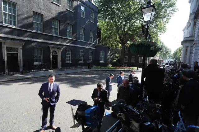 Media at Downing Street